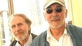 Rene Auberjonois (Sly Fox) arrives with Frank Langella (Match).