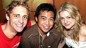 Castmates Colin Hanlon, Enrico Rodriguez and Kendra Kassebaum.