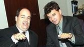 Feeling the power of a corporate board room,Brad and Hunter tell our photographer,