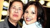 Lea Salonga with her biggest fan... her mom.