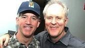 Onstage cohorts Gregory Jbara and John Lithgow.