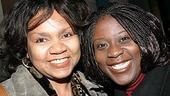 Purlie fans Aisha de Haas and Capathia Jenkins.