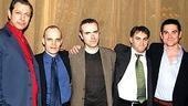 Director John Crowley (center) poses with stars Jeff Goldblum, Zeljko Ivanek, Michael Stuhlbarg and Billy Crudup at the party.