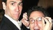 Robert Sella and Chip Zien, who play the bumbling spy duo of Boris and Goran.
