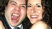Best buds silly speller Dan Fogler and Jenn Harris of Modern Orthodox.