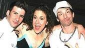Winner Jenn Harris (Modern Orthodox) gets between Altar Boyz's David Josefsberg and Andy Karl.