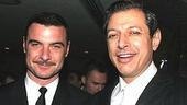 Liev Schreiber (Glengarry Glen Ross)and nominee Jeff Goldblum (The Pillowman).