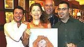 Victoria Clark at Sardi's - Tim Marshall - Victoria Clark - Charles Bodner - Mark Redanty