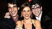 Leading lady Colella gets sandwiched by Slut authors Ben H. Winters (book/lyrics) and Stephen Sislen (music/additional lyrics).