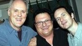 How sweet it is!Dirty Rotten Scoundrels star John Lithgow with Sweet Charity's Wayne Knight and Denis O'Hare.