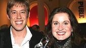 Musical director Chris Fenwick and Christiane Noll.