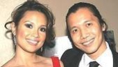 Lea Salonga and friend Victor Lirio, who is producing director of the Diverse City Theatre Company.