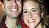 Jenn Harris, who co-starred with Cariani when he went into off-Broadway's Modern Orthodox, joins the opening night party. 