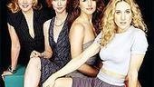 Nixon and Sex and the City cohorts Kim Cattrall, Kristin Davis and Sarah Jessica Parker