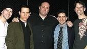 James Gandolfini at Jersey Boys - Daniel Reichard - Christian Hoff - James Gandolfini - John Lloyd Young - J. Robert Spencer