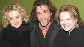 Wicked's Carol Kane poses with Lortel nominees John Glover (The Paris Letter) and Dianne Wiest (Third).