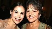 Bianca Marroquin of The Pajama Game with Lopez.