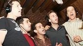 Frankie Valli Recording Session - J. Robert Spencer - John Lloyd Young - Michael Longoria - Daniel Reichard - Christian Hoff