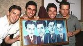 Photo Op - Jersey Boys Portrait Unveiling -  Daniel Reichard - John Lloyd Young - J. Robert Spencer - Christian Hoff