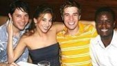 A Chorus Line quartet: Jason Tam, Lauren Latarro, Patrick McGill (Mark) and  James T. Lane (Richie).