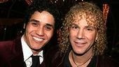 At the opening of his show, Adam Jacobsmeets Bon Jovi rocker David Bryan.