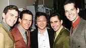 Photo Op - Masi Oka at Jersey Boys - Daniel Reichard - Christian Hoff - Masi Oka - John Lloyd Young - J. Robert Spencer