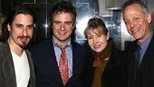 Wedding Singer player Matthew Saldivar, Manoel Felciano (Sweeney Todd), Janet Zarish (head of Tisch's Graduate Acting Program), actor Mark Blum.