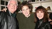 Also in the audience were former talk show host Phil Donahue and his wife, actress Marlo Thomas, pictured here with Spring Awakening star Jonathan Groff.