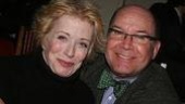 Benefit attendees Holland Taylor and Jack O'Brien give us a supportive smile. 