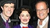 Poppins' Bert (Gavin Lee) and Mary (Ashley Brown) with their latest celeb guest, Kelsey Grammer.