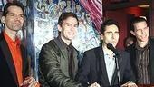 Photo Op - Jersey Boys does Actors' Fund benefit 2007 - J. Robert Spencer - Daniel Reichard - John Lloyd Young - Christian Hoff