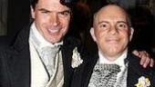 Continuing in their roles in Drowsy (and nearing their one year anniversary on Broadway), Troy Britton Johnson as leading man Robert Martin and Eddie Korbich as best pal George.