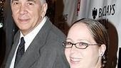 Frank Langella arrives at the party with daughter Sara.