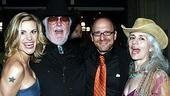 Director Lonny Price (2nd from right) with former Urban Cowboy star Jenn Colella, 110's musical dir. Paul Gemignani and Paul's wife Derin Altay.