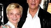 First-time nominee Martha Plimpton (Featured Actress for Coast of Utopia) with two-time Tony winner Frank Langella (Best Actor nommed for Frost/Nixon).