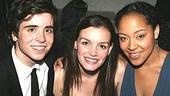 Spring Awakening castmates Matt Doyle, Jennifer Damiano and Lilli Cooper huddle in for a shot at Spotlight Live.