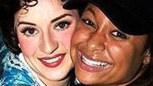 Anneliese van der Pol and Raven get close for a snapshot.