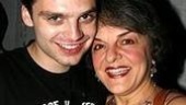 Broadway.com Fresh Face Sebastian Stan(Talk Radio) attended In the Heights final off-Broadway performance to cheer on family friend Priscilla Lopez. 