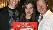 Billy Bush at Grease - Max Crumm - Laura Osnes - Billy Bush