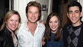 Billy Bush at Grease -  Kathleen Marshall - Billy Bush - Laura Osnes - Max Crumm