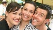 Ashley and Gavin step in for a shot with Lea Salonga.
