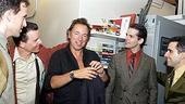 Photo Op - Bruce Springsteen at Jersey Boys - Daniel Reichard - Christian Hoff - Bruce Springsteen - J. Robert Spencer - John Lloyd Young