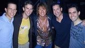 Photo Op - Richie Sambora at Jersey Boys - Christian Hoff - Daniel Reichard - Richie Sambora - John Leone - John Lloyd Young