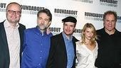 David Grindley with his Pymalion stars: Boyd Gaines, Jefferson Mays, Claire Danes and Jay O. Sanders.