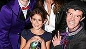 Mary Poppins' Ashley Brown and Gavin Leewelcome Cindy and 6-year old daughter Kaya.(Mom got her a souvenir umbrella!)