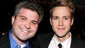 Producer Adam Epstein, who just announced he's reviving Godspell on Broadway this summer, with Christopher J. Hanke, who's featured in Epstein's Broadway-bound Cry-Baby.