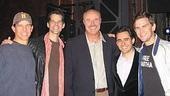 Photo Op - Dr. Phil at Jersey Boys - Christian Hoff - J. Robert Spencer - Dr. Phil McGraw - John Lloyd Young - Daniel Reichard