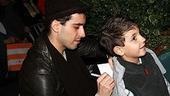 Photo Op - John Lloyd Young Leaves Jersey Boys -  John Lloyd Young (with boy)