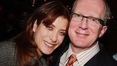 Kate Walsh, who honed her craft on many Chicago stages before Grey's Anatomy and Private Practice, congratulates her buddy Tracy Letts.