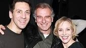 Producer John Breglio with his Zack and Cassie,Michael Berresse and Charlotte d'Amboise.
